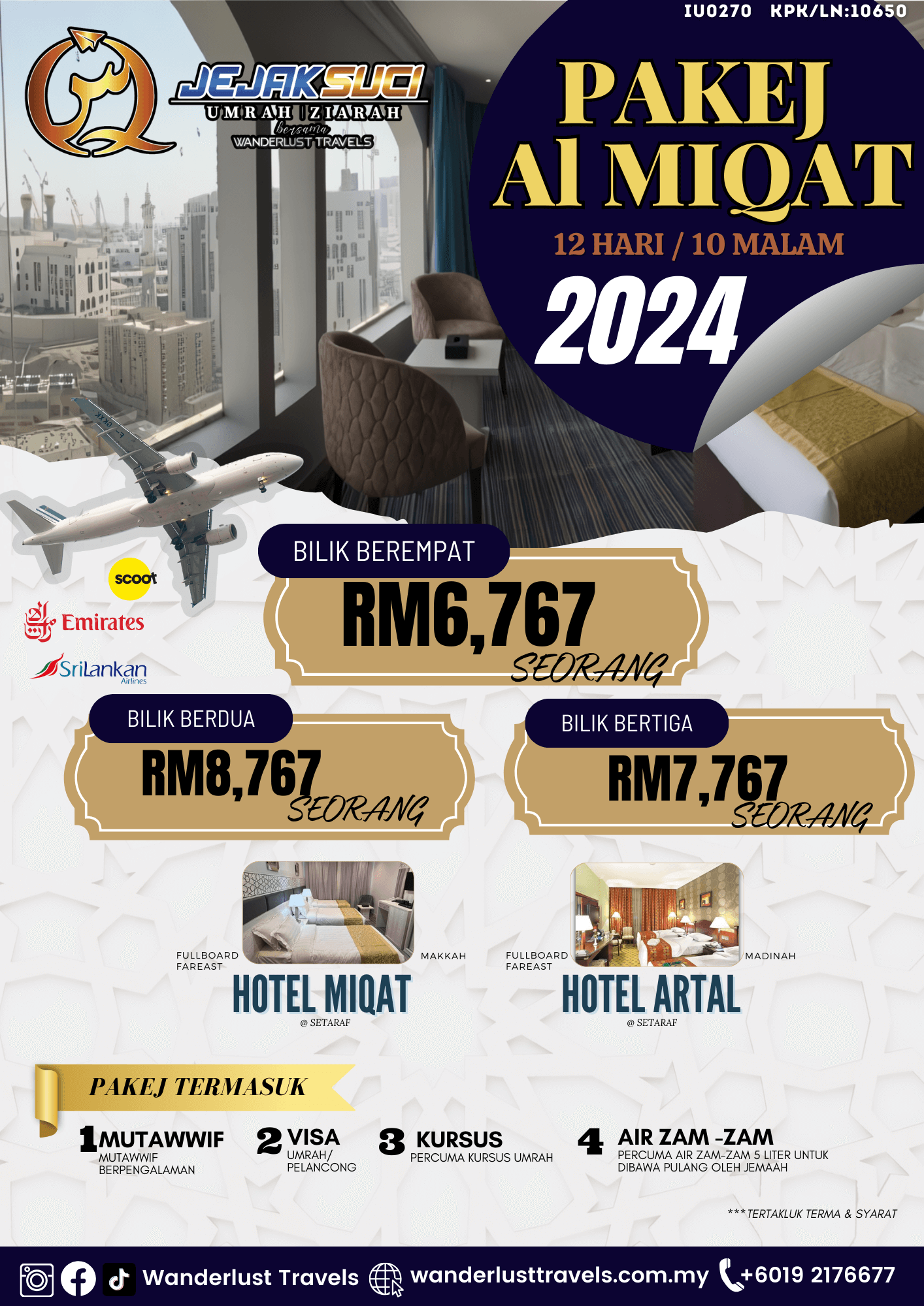 pakej umrah tiram travel 2024